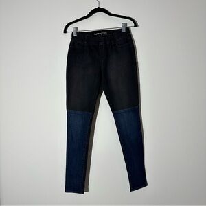 Gap kids black with navy leggings jeans size 14 regular